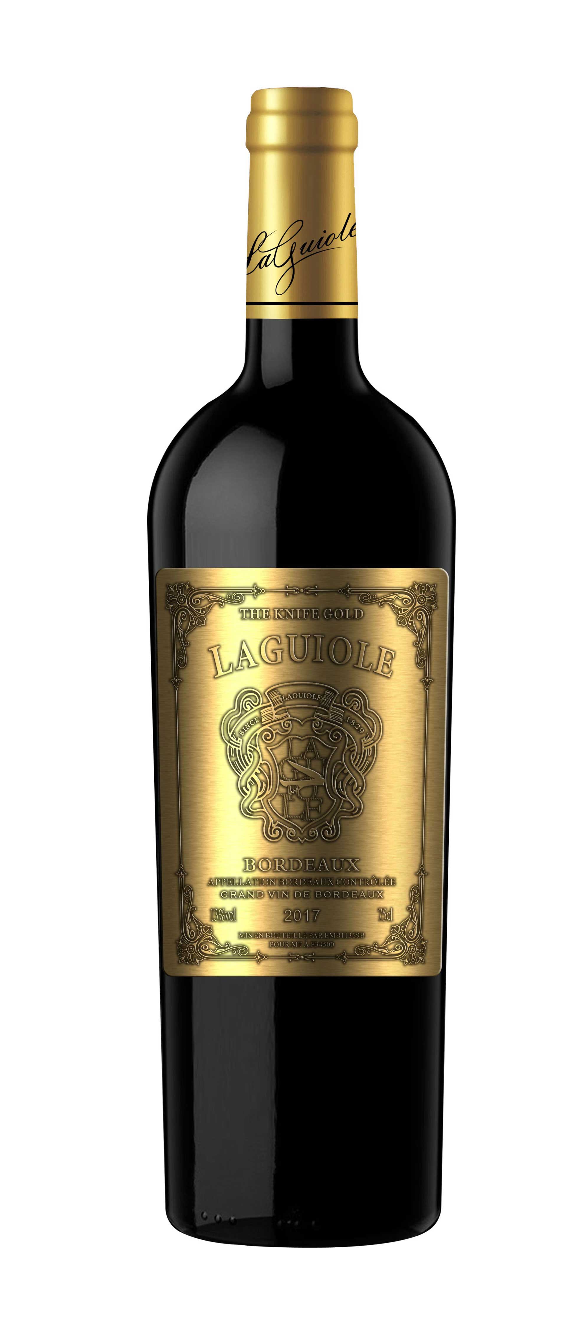 法國LAGUIOLE［國刀］金裝幹紅葡萄酒