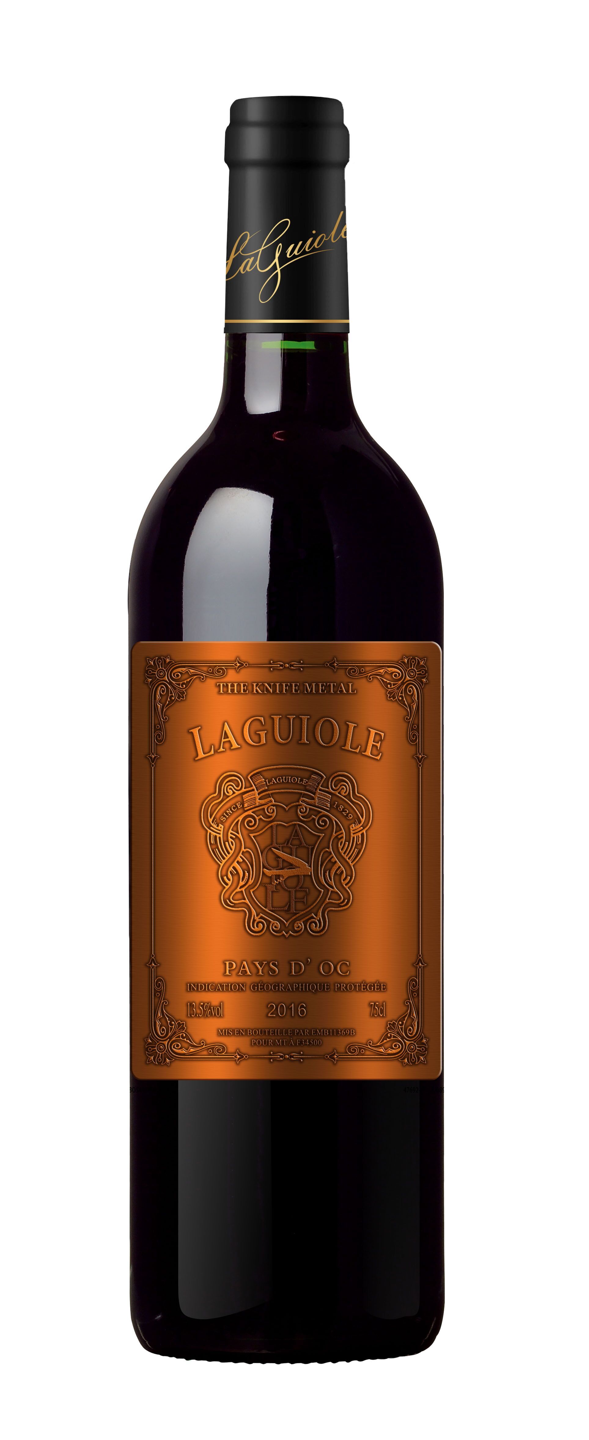 法國LAGUIOLE［國刀］銅裝幹紅葡萄酒