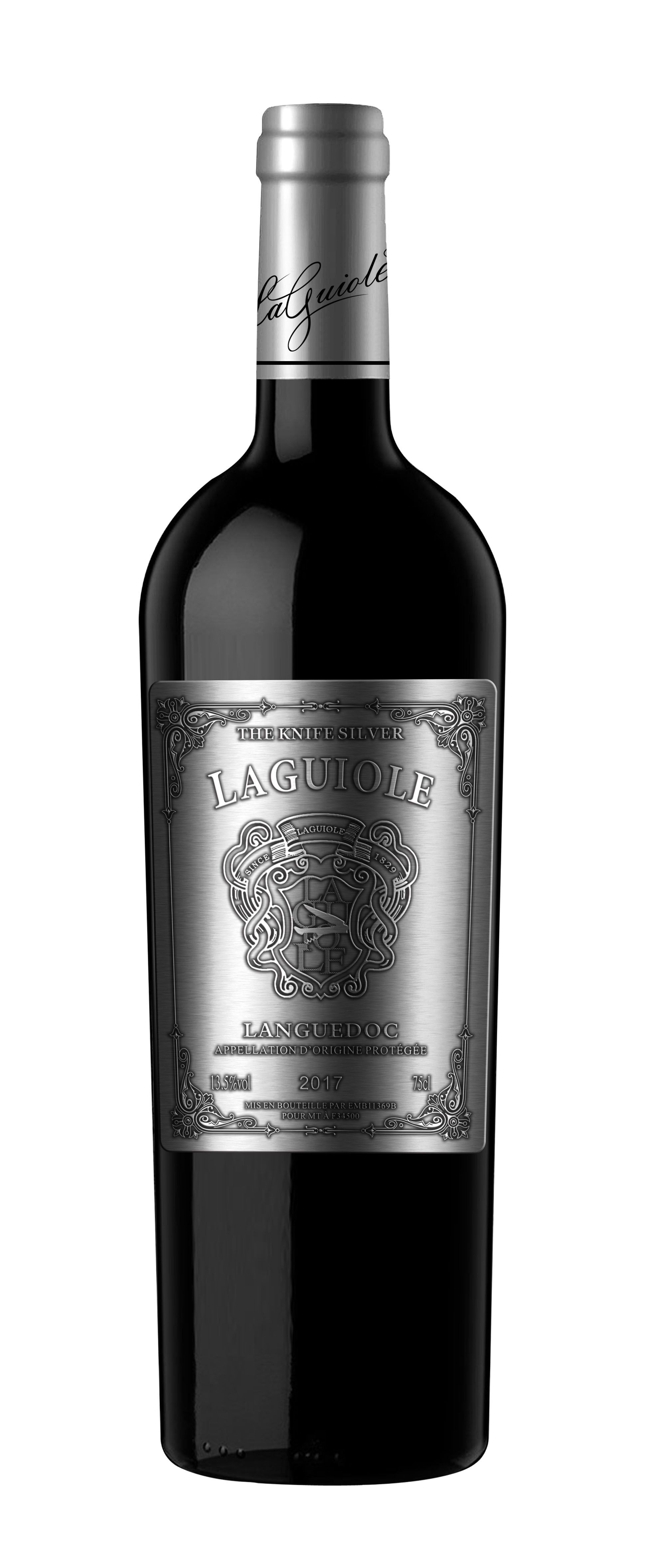 法國LAGUIOLE［國刀］銀裝幹紅葡萄酒